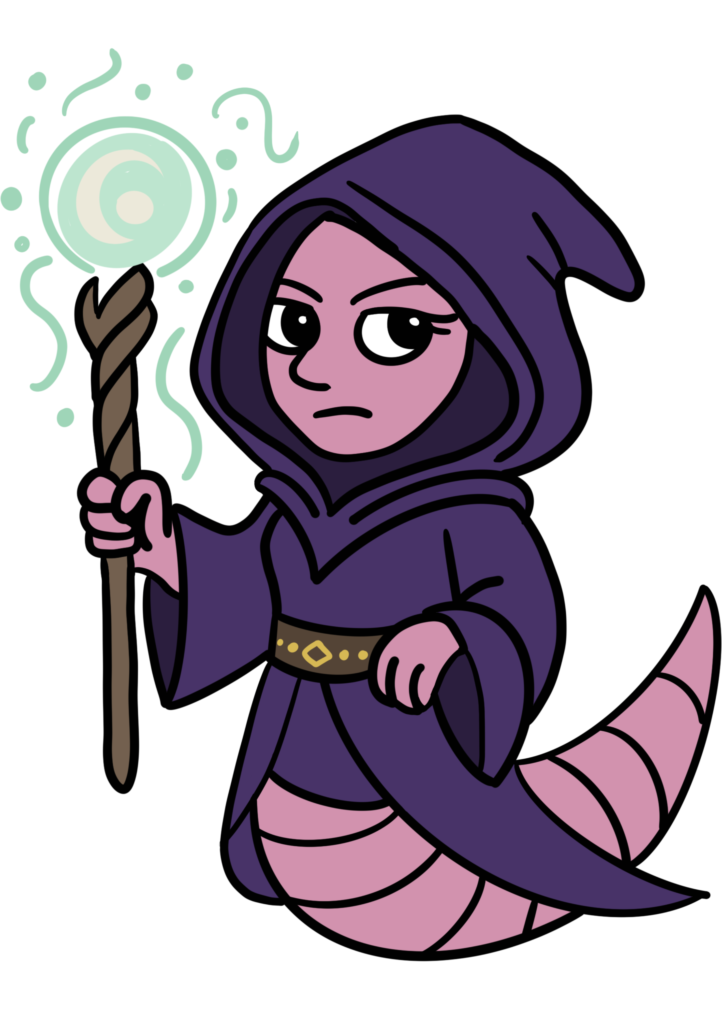 The Sorceress worm champion card