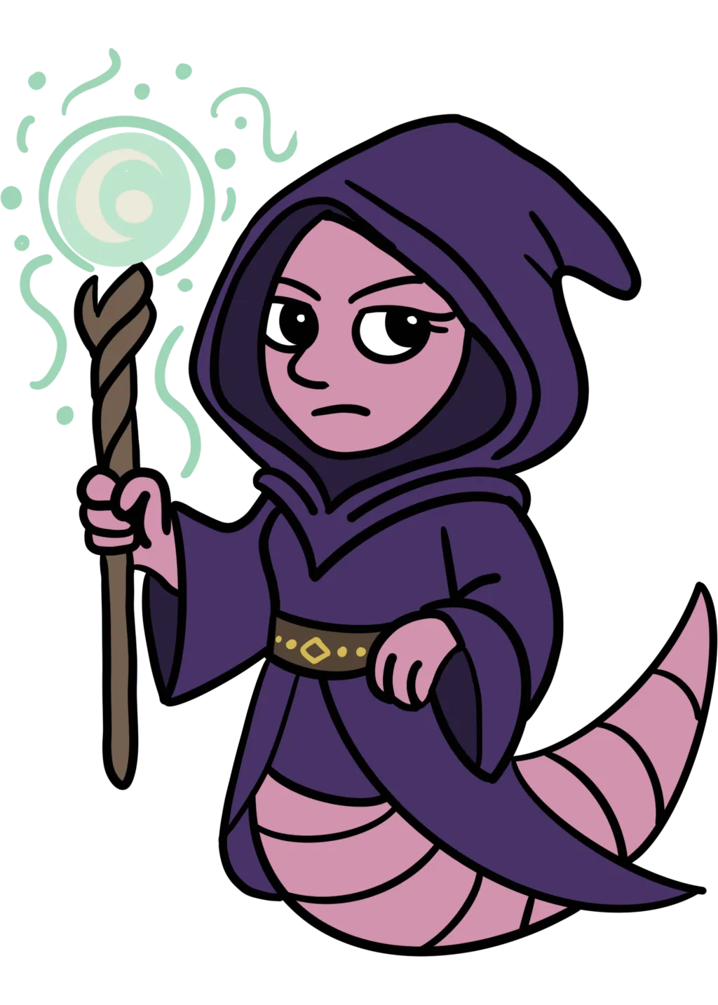 The Sorceress Worm Champion card